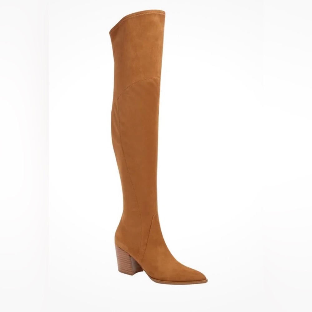 MARC FISHER *NIB* Brown Cathi Pointed Toe Over the Knee Boot 7